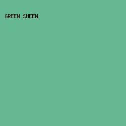 65B891 - Green Sheen color image preview