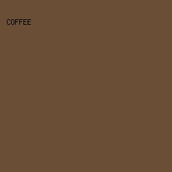 6A4F36 - Coffee color image preview