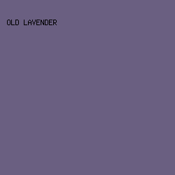 6A5F81 - Old Lavender color image preview