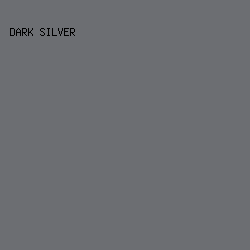6C6E72 - Dark Silver color image preview