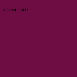 6E0D44 - Spanish Purple color image preview