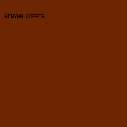 6E2602 - Kenyan Copper color image preview