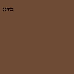 6E4B34 - Coffee color image preview