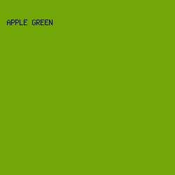 72A707 - Apple Green color image preview