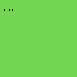72D653 - Mantis color image preview