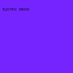 7523FF - Electric Indigo color image preview
