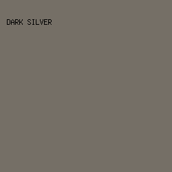 756F66 - Dark Silver color image preview