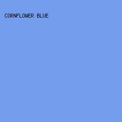 759DED - Cornflower Blue color image preview