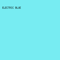 77ECF2 - Electric Blue color image preview