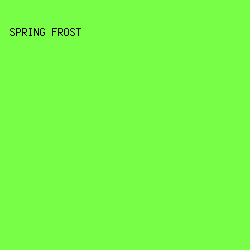 78FE47 - Spring Frost color image preview
