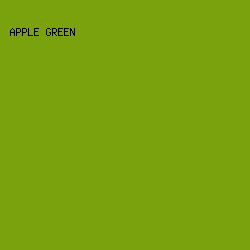79A20C - Apple Green color image preview