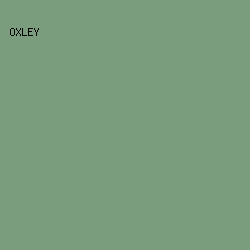 7A9D7D - Oxley color image preview
