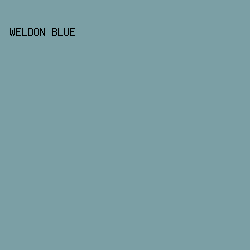 7B9FA5 - Weldon Blue color image preview