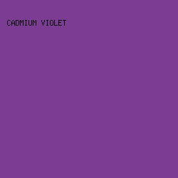 7C3C94 - Cadmium Violet color image preview