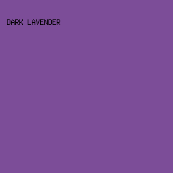 7C4D98 - Dark Lavender color image preview