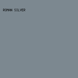 7C8890 - Roman Silver color image preview