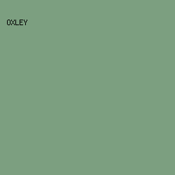 7C9F80 - Oxley color image preview