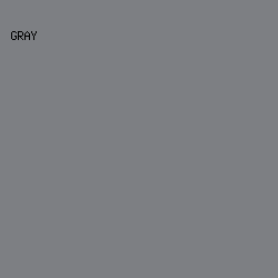 7D7F83 - Gray color image preview