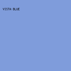 7F9CDB - Vista Blue color image preview
