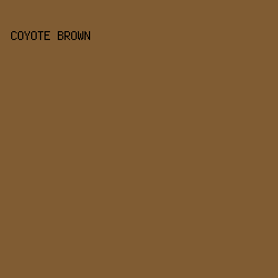 805C33 - Coyote Brown color image preview