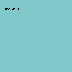 81C8CA - Dark Sky Blue color image preview