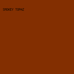832F01 - Smokey Topaz color image preview