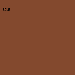 83492E - Bole color image preview