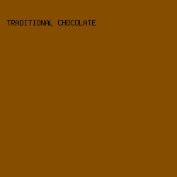 844D00 - Traditional Chocolate color image preview