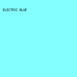 84FFFF - Electric Blue color image preview