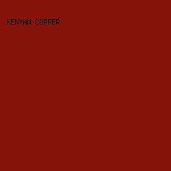 86130A - Kenyan Copper color image preview
