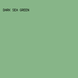 87B588 - Dark Sea Green color image preview