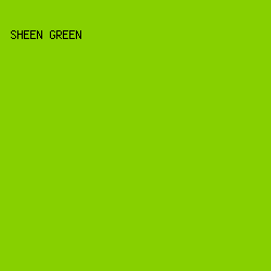 87D000 - Sheen Green color image preview