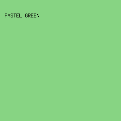87D483 - Pastel Green color image preview