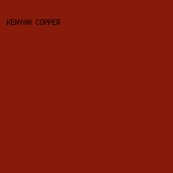 881A09 - Kenyan Copper color image preview