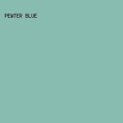 88BCB1 - Pewter Blue color image preview