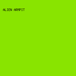 89E400 - Alien Armpit color image preview