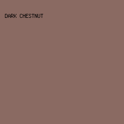 8A6A62 - Dark Chestnut color image preview