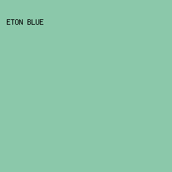 8BC8AA - Eton Blue color image preview