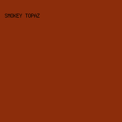 8C2D0B - Smokey Topaz color image preview