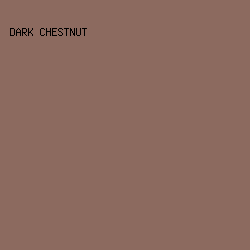 8C6A5F - Dark Chestnut color image preview