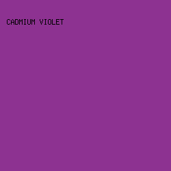8D3291 - Cadmium Violet color image preview
