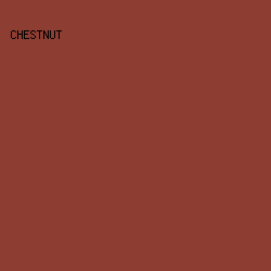 8D3D32 - Chestnut color image preview