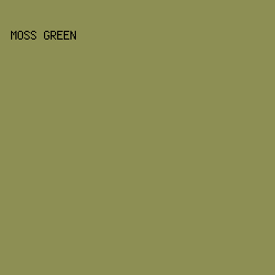 8D8F54 - Moss Green color image preview