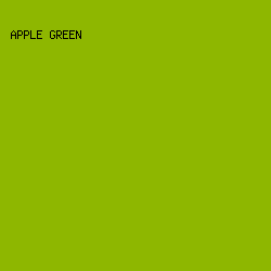 8EB700 - Apple Green color image preview