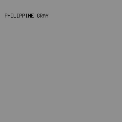 8F8F8F - Philippine Gray color image preview