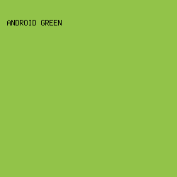 92C349 - Android Green color image preview