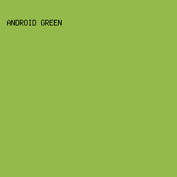 93BA4B - Android Green color image preview