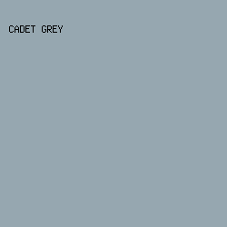 96A7B0 - Cadet Grey color image preview