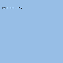 97BEE6 - Pale Cerulean color image preview