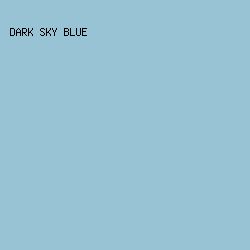 97C3D4 - Dark Sky Blue color image preview